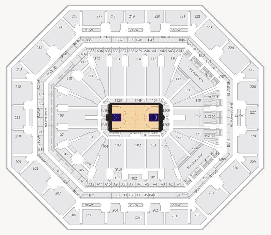 Mortgage Matchup Center Seating Plan with seat number and row